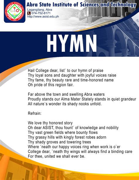 dpwh hymn lyrics|DPWH .